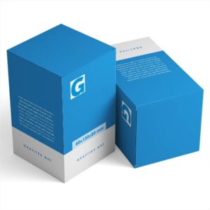 Muestra de caja - packaging para producto promocional.